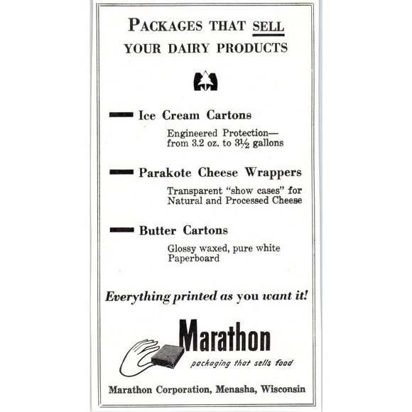 Toledo Scale Co, Marathon Corporation Menasha WI 1953 Ad AE9-DC2 - Picture 2 of 2